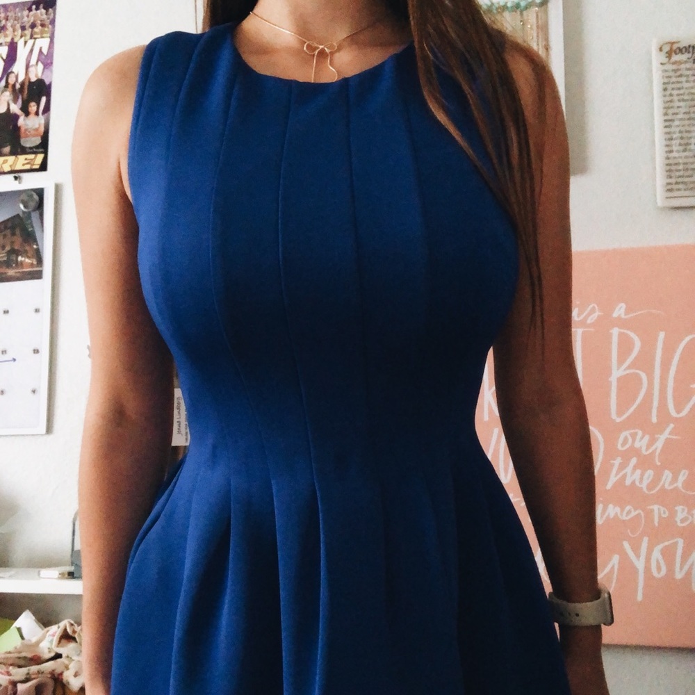 Royal Blue Dress